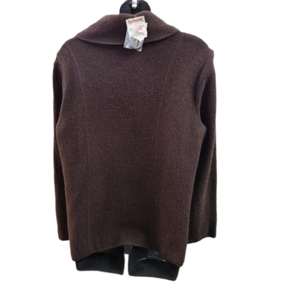 SUSAN BRISTOL DARK BROWN WOOL BLAZER BNWT - Picture 3 of 3